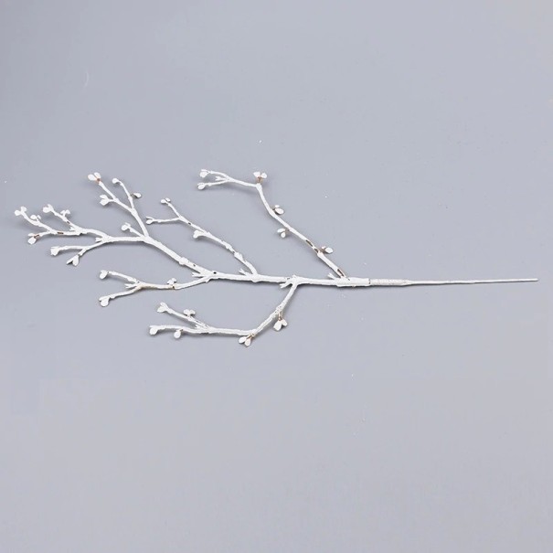 Branche décorative blanche 6 pcs 1