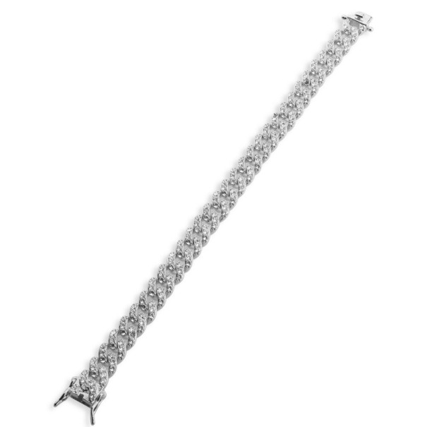 Bransoletka damska H522 srebrny 18 cm