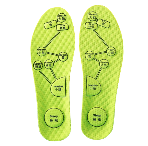 Branțuri de presopunctură pentru pantofi verde 41-42
