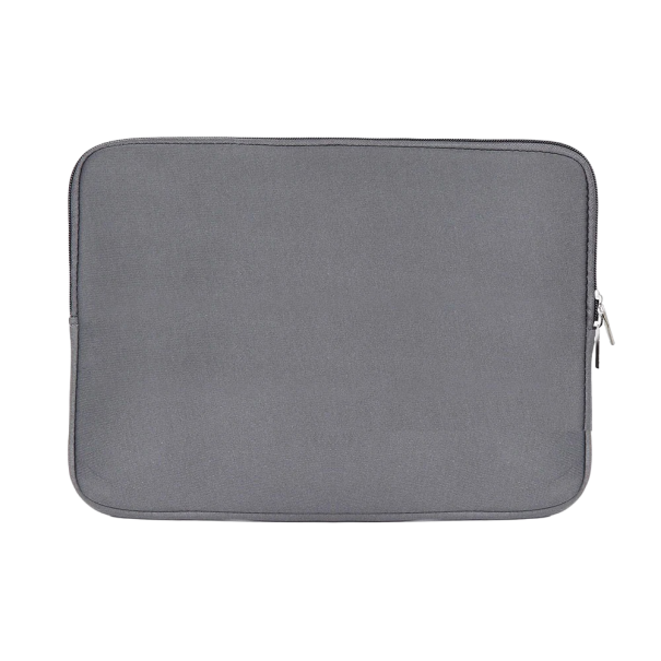 Brašna se zipem pro Macbook 15 palců, 34 x 25 cm šedá