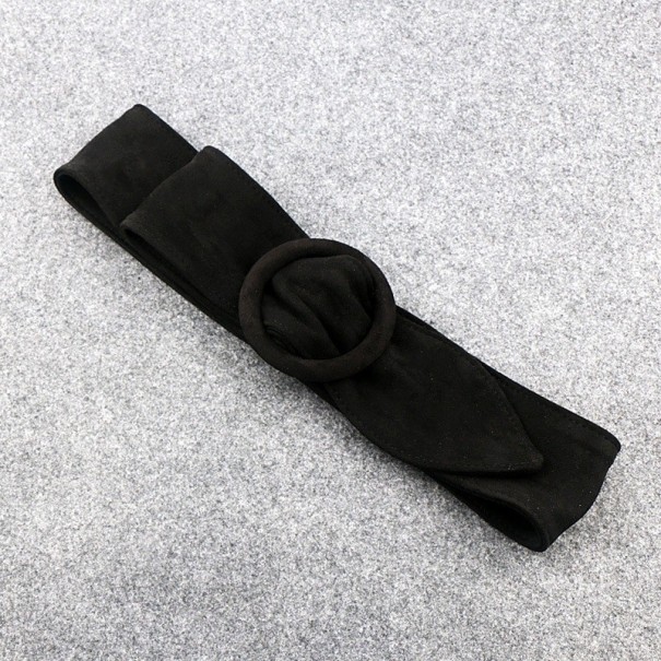 Brede damesriem C1000 zwart
