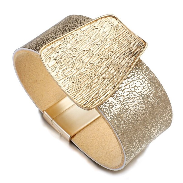 Bredt armband för kvinnor H265 guld