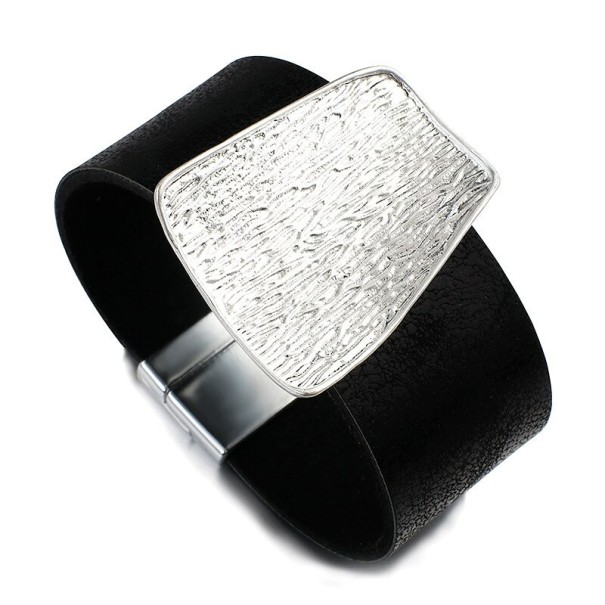 Bredt armbånd til kvinder H265 sort