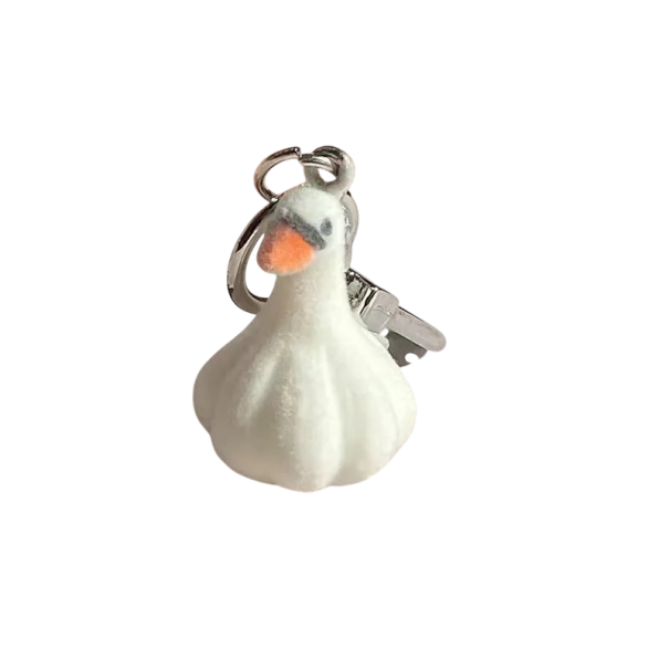 Breloc 2 x 3 cm Animaluțele pufoase Pendentiv pentru chei rucsac geantă Mini ornament din pluș Cadou drăguț pentru copii și adulți 4