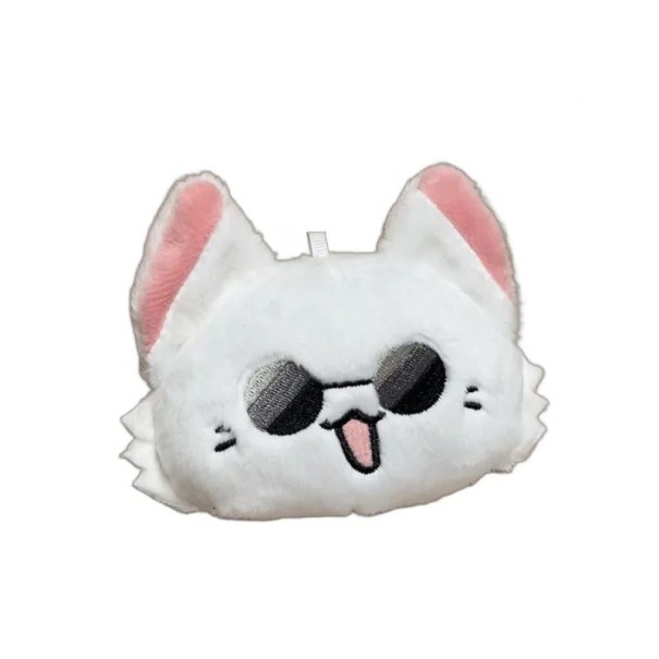 Breloc anime de pluș 10 x 12 cm Geto Suguru și Satoru Gojo Cosplay Doll Rucsac Pandantiv Breloc Accesorii Cadouri pentru Fani alb