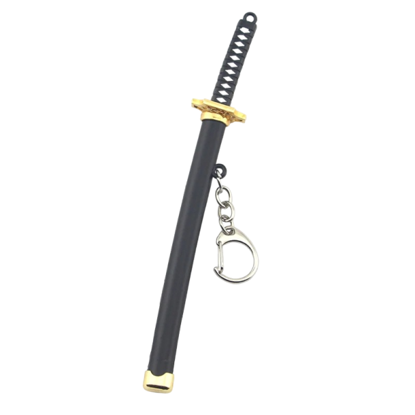 Brelok Katana z etui Brelok Katana z etui Zawieszka z mieczem samurajskim 15 cm czarny