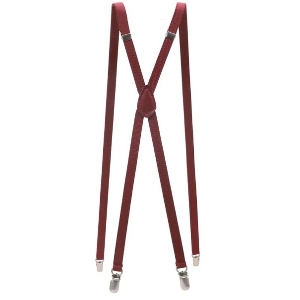 Bretele T1178 burgundy