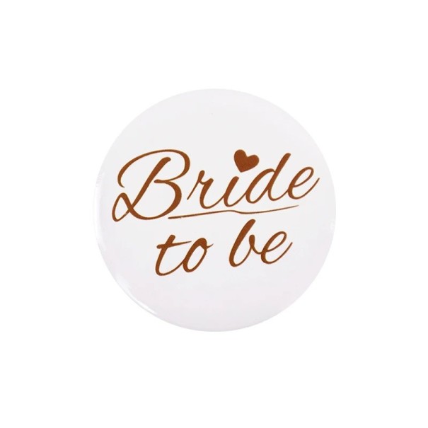 Bride Badge 4.4 cm Round Button for Hen Party Wedding Decoration Accessory for Celebration 1