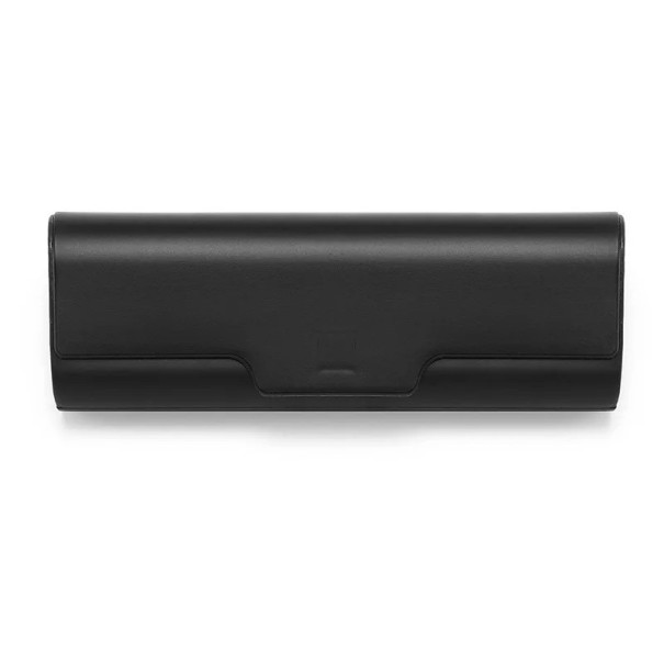 Brillenetui aus Kunststoff 14,7 x 5,4 x 3,1 cm Robuste Aufbewahrungsbox für Lesebrillen und Sonnenbrillen Kompaktes, leichtes Design schwarz