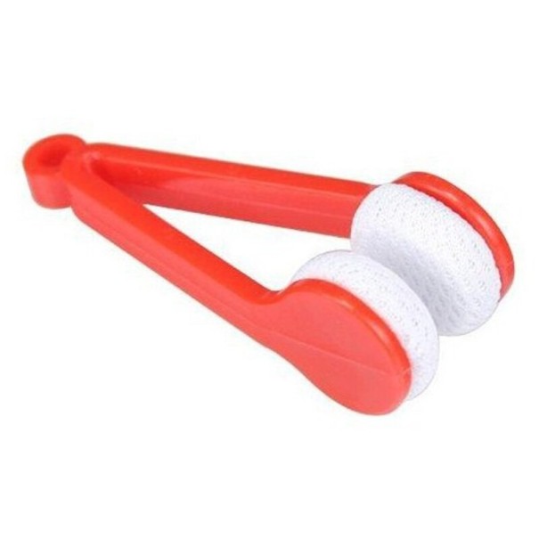 Brillenreinigingsspons rood
