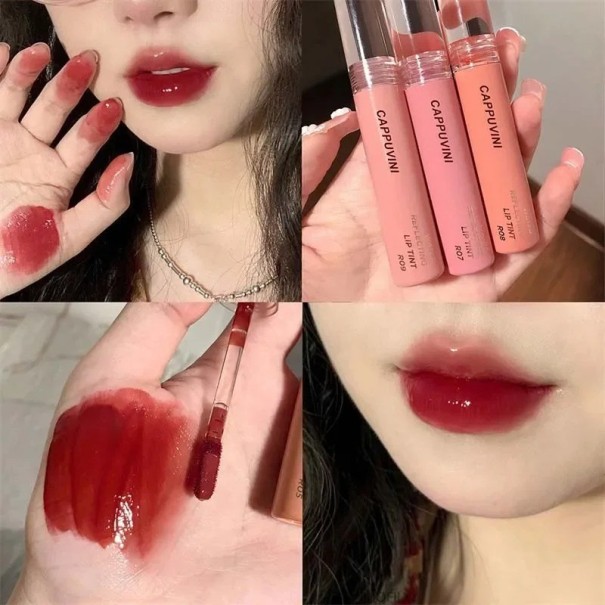 Brillo de labios de color Brillo de labios hidratante Brillo de labios nutritivo y cuidado Lápiz labial líquido brillante V220 2