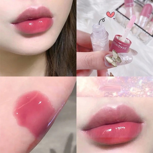 Brillo de labios de larga duración Brillo de labios hidratante Brillo de labios nutritivo y cuidado V217 1