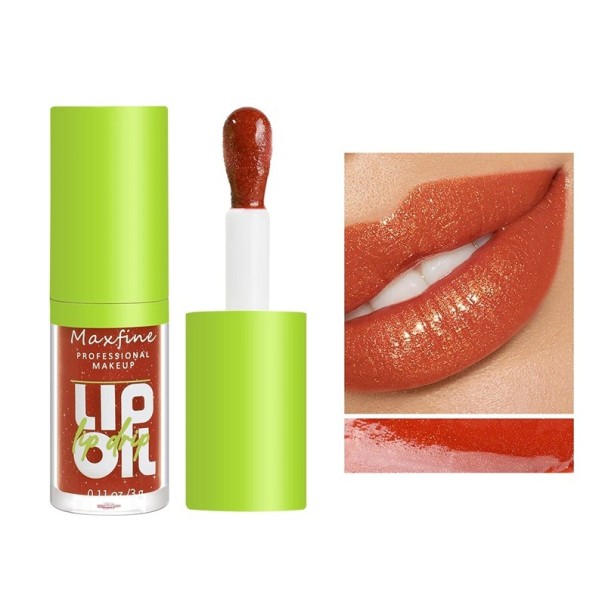 Brillo de labios hidratante 3 g Formulado con aceites nutritivos Regeneración labial Brillo natural Suavidad e hidratación Protección contra la sequedad 5