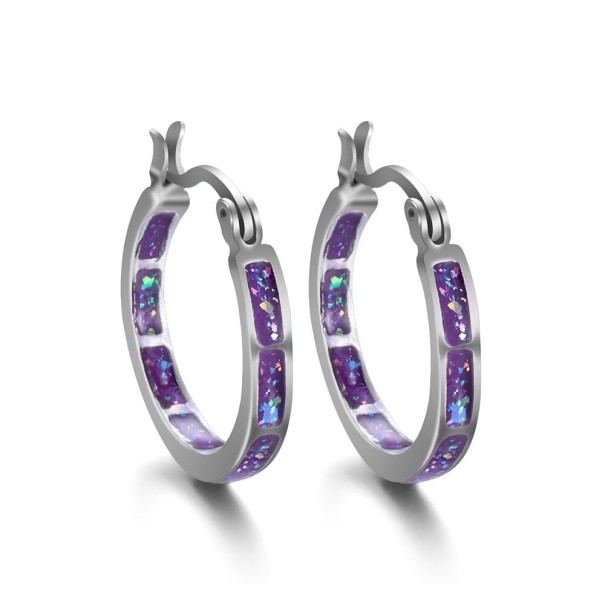 Brincos circulares femininos G835 6