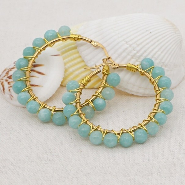 Brincos circulares para senhora G273 12