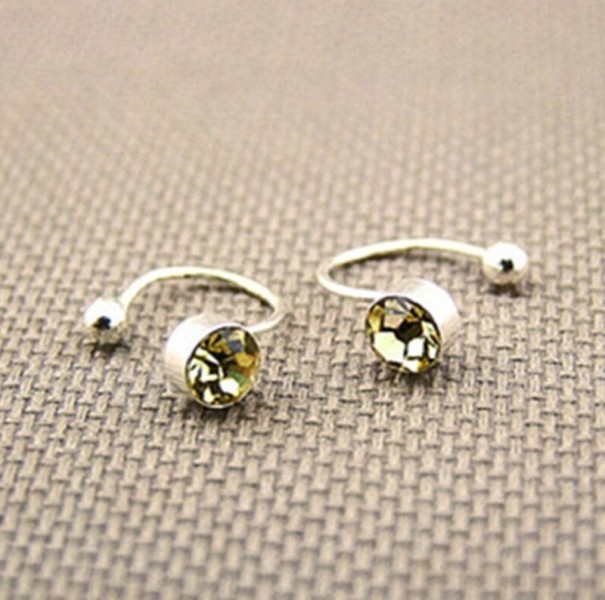 Brincos femininos com cristais G804 3