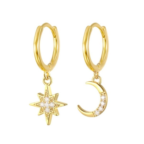 Brincos femininos H757 dourado