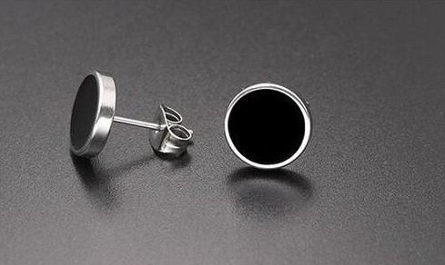 Brincos Masculinos - Círculos 10 mm