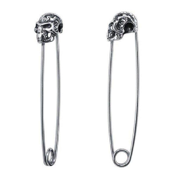 Brincos pendentes com caveira G2548 1