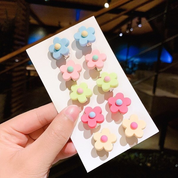 Brincos pendentes femininos 5 pares 3