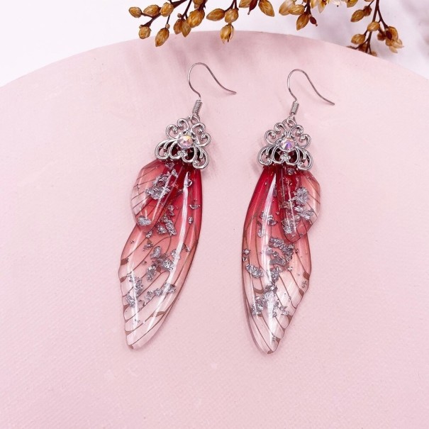 Brincos pendentes femininos asas 24