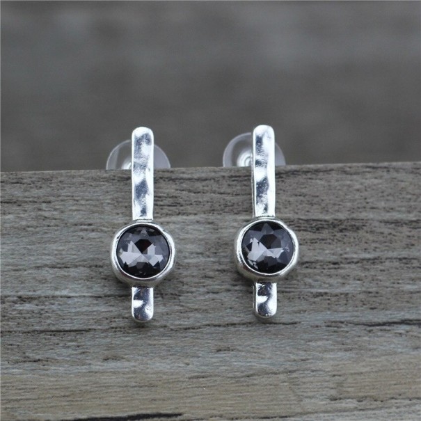 Brincos pendentes femininos com zircão G1210 5