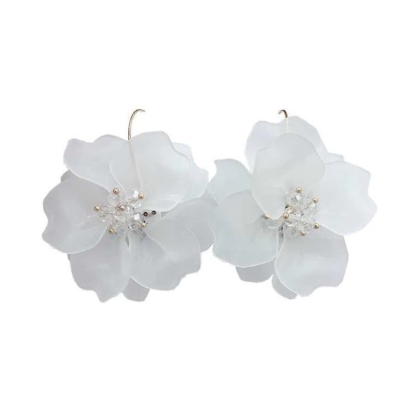 Brincos pendentes femininos flores G1041 1