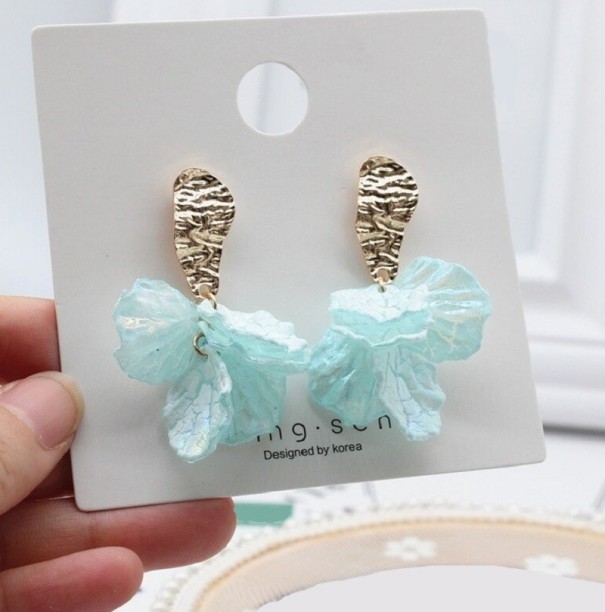 Brincos pendentes femininos flores G484 17