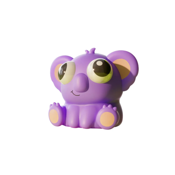 Brinquedo Antistress de Apertar Koala 7 cm Animal Fofo com Olhos Saltitantes Brinquedo para Crianças e Adultos Contra o Stress 1