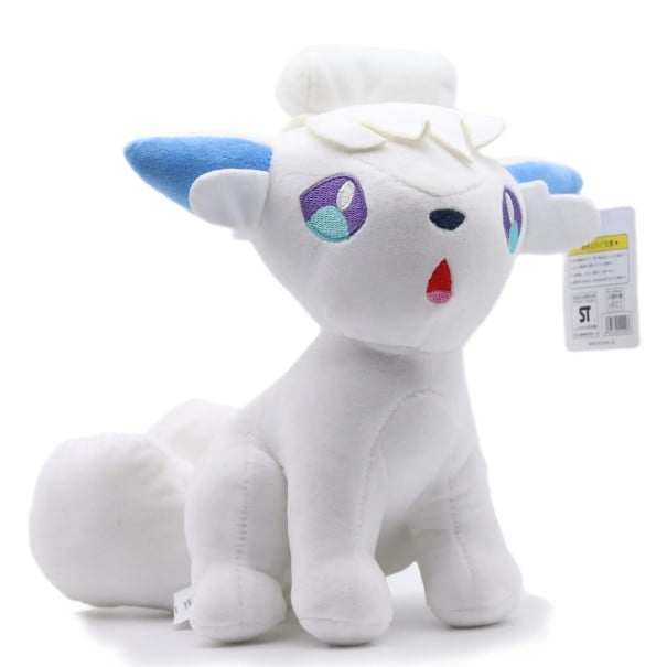Brinquedo de pelúcia Pokémon Ice Vulpix 20 cm Pelúcia colecionável macia para crianças e fãs de Pokémon Decoração Brinquedo de quarto Para abraçar 1