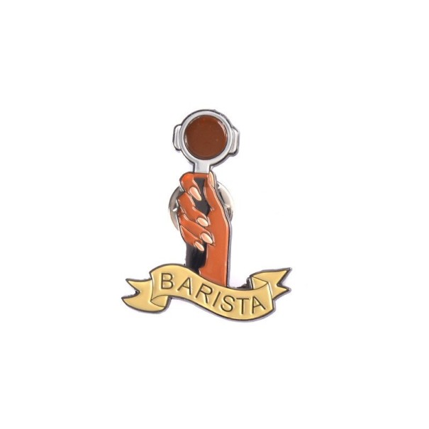 Broche decorativo con motivo de café. 1