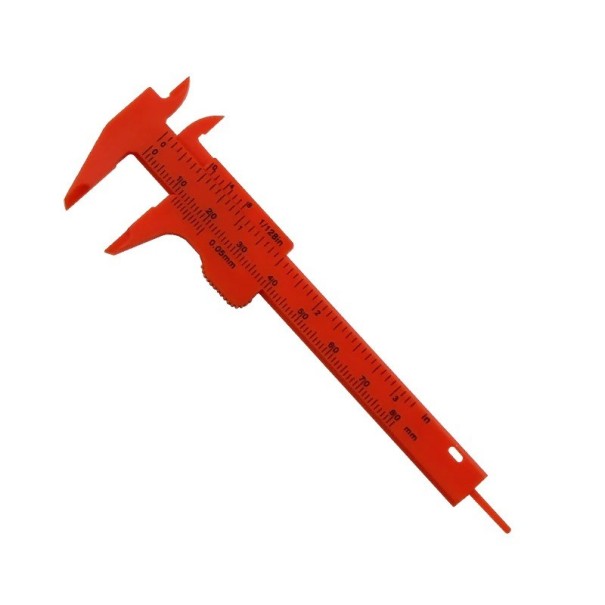 Bromsok mätare röd 8 cm
