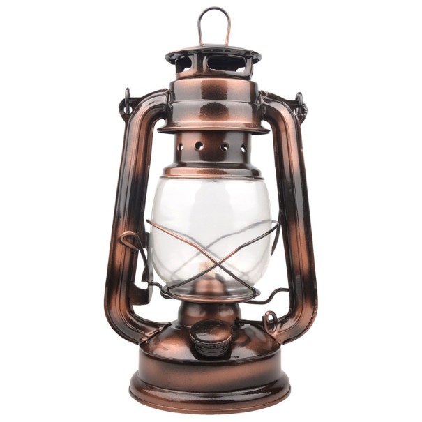 Bronze petroleumslampe 19 cm 1