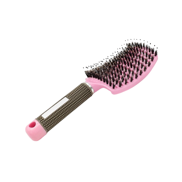 Brosse à cheveux démêlante rose