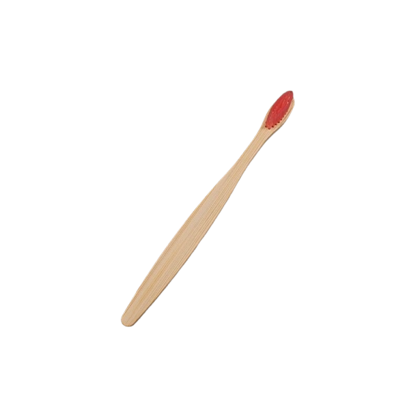 Brosse à dents en bambou rose