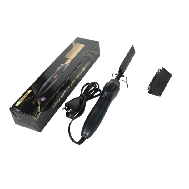 Brosse à lisser les cheveux noir