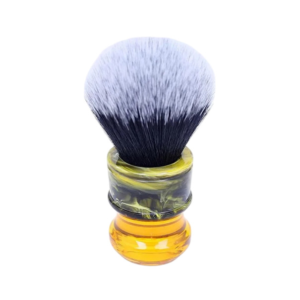 Brosse à raser pour homme 53 x 24 mm Fibres synthétiques Poignée ergonomique en résine 48 x 38 mm Brosse à raser pour le rasage humide 1