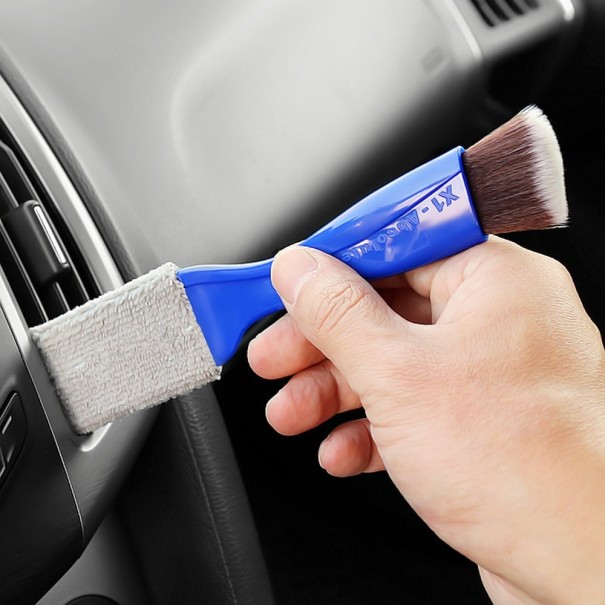 Brosse de detailing pour l'intérieur de voiture B540 bleu