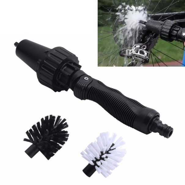 Brosse de lavage rotatif pour roues 1