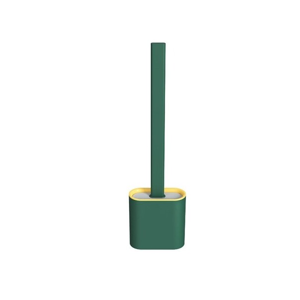 Brosse de WC vert foncé