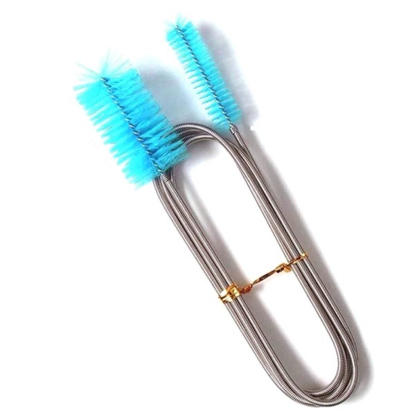 Brosse double face pour le nettoyage des drains 90 cm