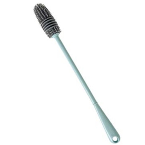 Brosse en silicone pour la vaisselle bleu clair