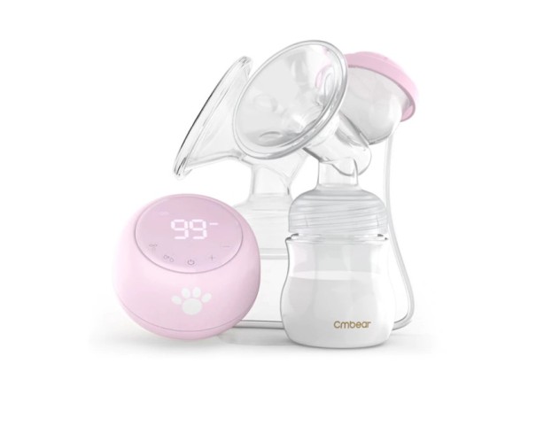 Bröstpump - set rosa