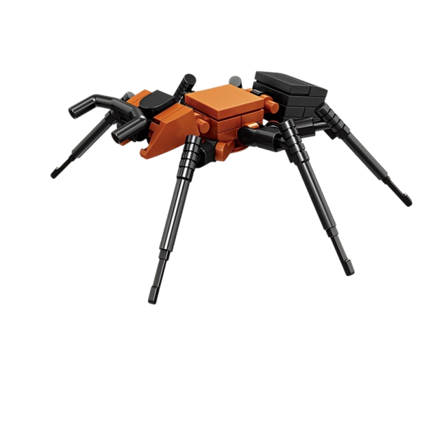 Brown and Black Ant Construction Set 40 Pieces Foldable Insect Model Long Legs Creative Construction Set For Fun Assembly and Display 1