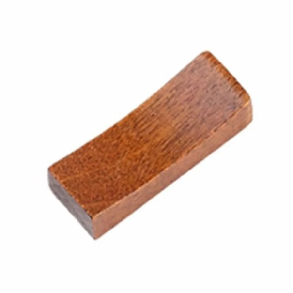 Bruine houten standaard voor eetstokjes en bestek opberghouder in Japanse stijl 7 x 3 cm/4,2 x 1,5 cm 2