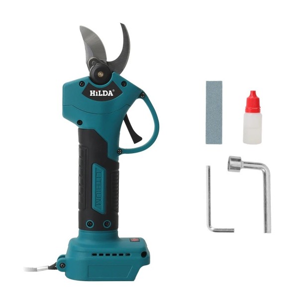 Brushless Electric Garden Shears 500W Battery Fruit Tree Pruner Compatible with Makita 18V Battery ABS Body 1