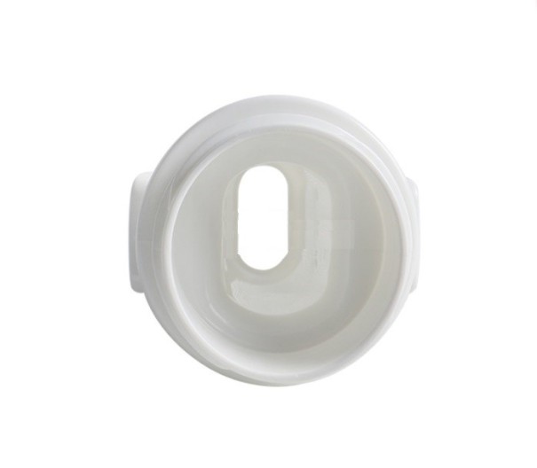 Brystpumpeklemme hvid 3,5 cm