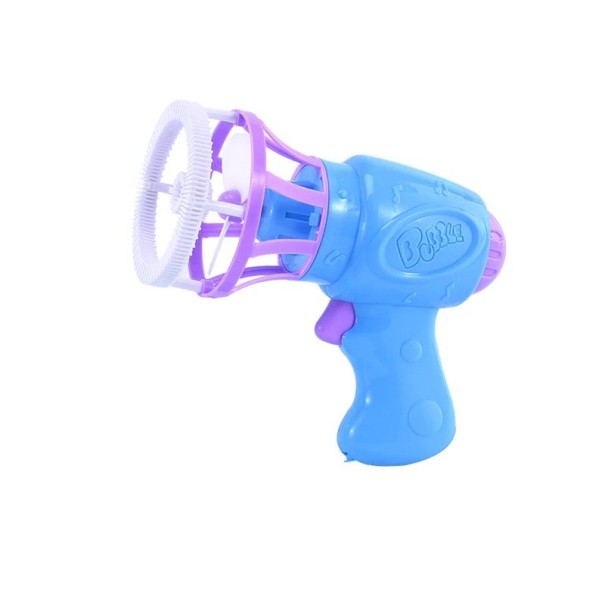 Bublifuk electric în formă de unicorn cu recipient pentru soluție de bule pentru copii trei variante de culoare violet, roz, albastru albastru
