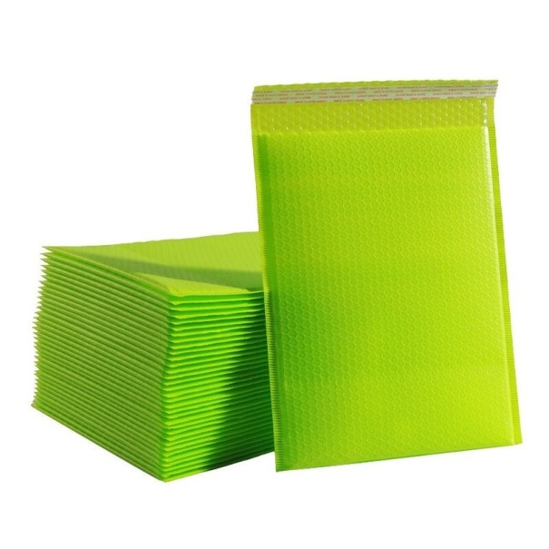 Bublinkové vodeodolné obálky 30 ks zelená