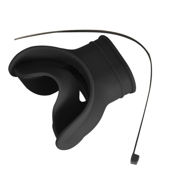 Bucată de silicon pentru snorkel Mărime universală Bucată de schimb pentru scufundări și snorkeling Bucată moale ergonomică Variante de culori diferite negru